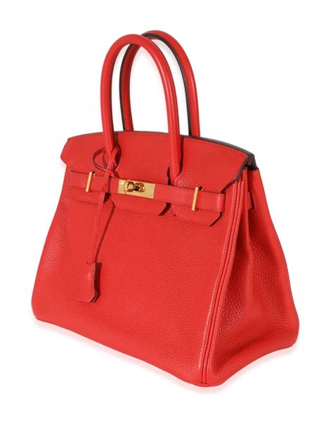 hermes red birkin|pre owned hermes birkin bags.